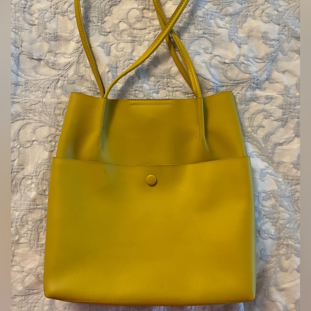 Linden Green (Chartreuse) Vegan Leather Bag